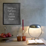 Póster Añadir el texto Personalizado negrita Grunge gris<br><div class="desc">Sobre un gris intenso, se agregó un campo de plantilla para el texto. Use este espacio para añadir su cita o sentimiento favorito. Tal vez sea gracioso. Tal vez necesites un poster que te motive. Sea cual sea tu razón, haz que este diseño sea tuyo. El tipo de letra puede...</div>