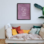 Póster Añadir el texto Personalizado, sutil negrita negri<br><div class="desc">El fondo está cubierto por un gráfico raspado, angustiado y vintage de color rosa negrita. Con esto, se agregó un campo de plantilla para el texto. Use este espacio para añadir su cita o sentimiento favorito. Tal vez sea gracioso. Tal vez necesites un poster que te motive. Sea cual sea...</div>