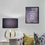 Póster Añadir el texto Personalizado Vintage morado oscur<br><div class="desc">El fondo está cubierto por un gráfico de grunge vintage rayado, angustiado y de alto contraste con tonos morado oscuro. Con esto, se agregó un campo de plantilla para el texto. Use este espacio para añadir su cita o sentimiento favorito. Tal vez sea gracioso. Tal vez necesites un poster que...</div>