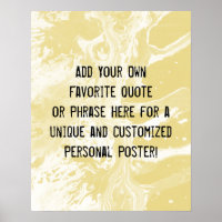 Añadir la cita de su Personalizado Amarillo de már