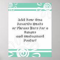 Añadir la cita Personalizado Rayas Flores Lucite V