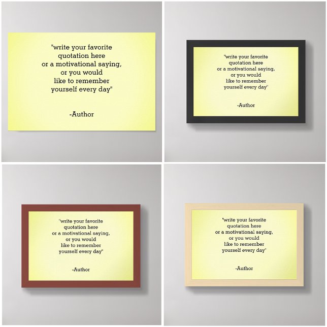 Póster Añadir o crear su propia cotización (quote poster, inspirational quotes posters)