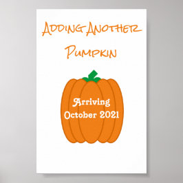Póster Añadir otra calabaza