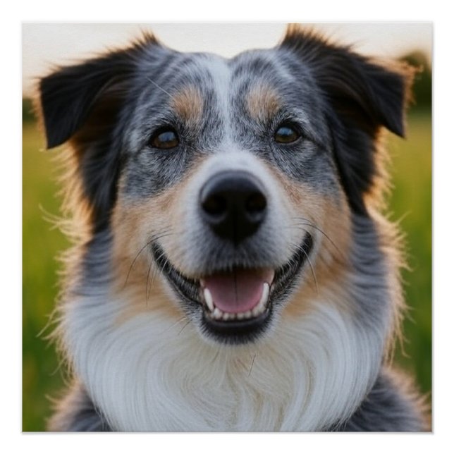 Póster Añadir Personalizar de fotografía Mascota (Anverso)