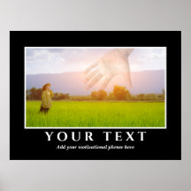 Añadir su Poster de fotos de texto Inspirador
