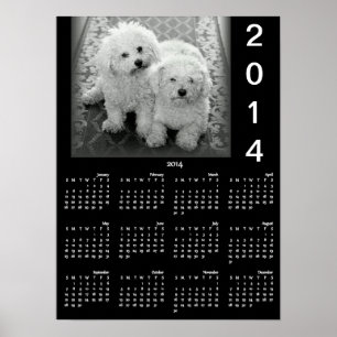 Póster Añadir su Poster del calendario de fotos 2014