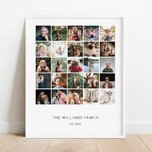 Póster Añadir su propia familia de Personalizados 25 Coll