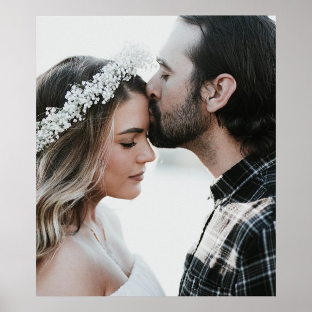 Póster Añadir su propia foto Personalizado de doble cara (Frente)