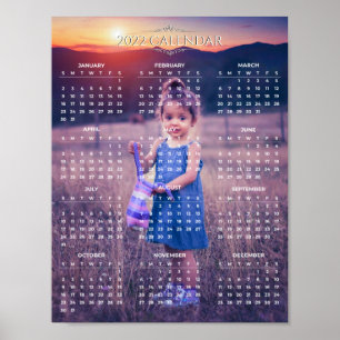 Póster Añadir su propio calendario de fotos 2022   POSTER