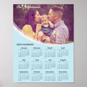 Póster Añadir su propio calendario de fotos familiares 20