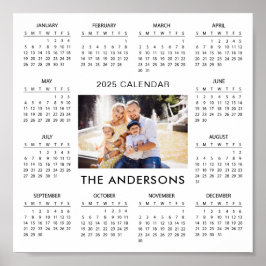 Póster Añadir su propio calendario de fotos familiares 20