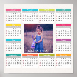 Póster Añadir su propio calendario Personalizado Photo 20