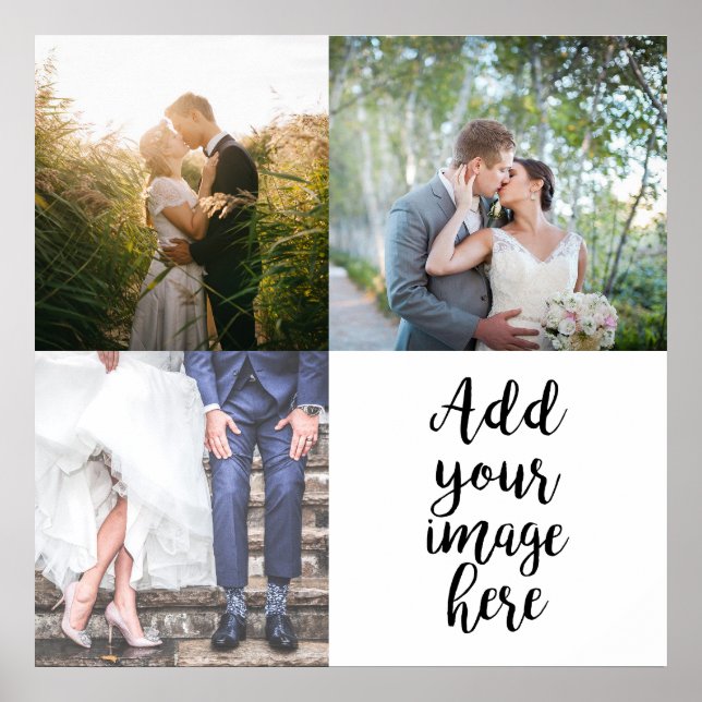 Póster Añadir sus propias fotos Personalizables Estilo 4  (Frente)