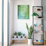 Póster Añadir texto Personalizado Verde azulado y verde<br><div class="desc">El fondo está cubierto por un grunge vintage rayado, afligido y de alto contraste, con tonos verde y verde azulado. Con esto, se agregó un campo de plantilla para el texto. Use este espacio para añadir su cita o sentimiento favorito. Tal vez sea gracioso. Tal vez necesites un poster que...</div>