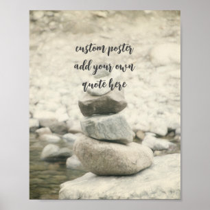 Póster añadir una cita de cairn rock en la naturaleza de 