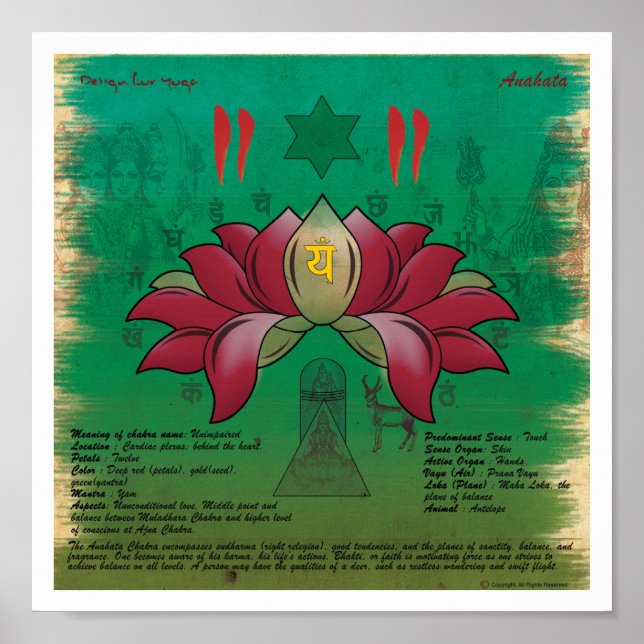 Póster Anahata Chakra (Frente)