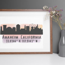 Anaheim Skyline Latitude y longitud