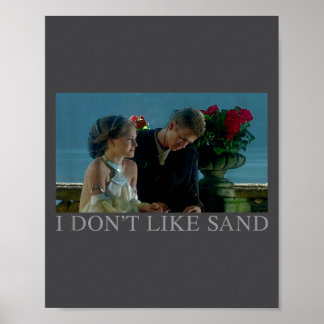 Póster Anakin & Padme Película Ster No Me Gusta La Arena