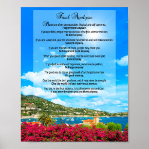 Póster Análisis final: "Hágalo de todos modos "