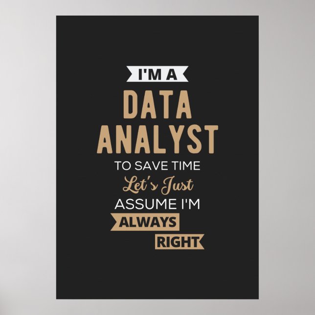 Póster Analista de datos (Frente)