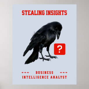 Póster Analista de Inteligencia Empresarial de Crow