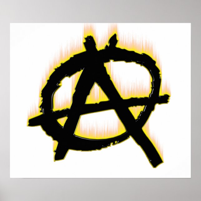Póster Anarquía en Poster de incendios (Frente)