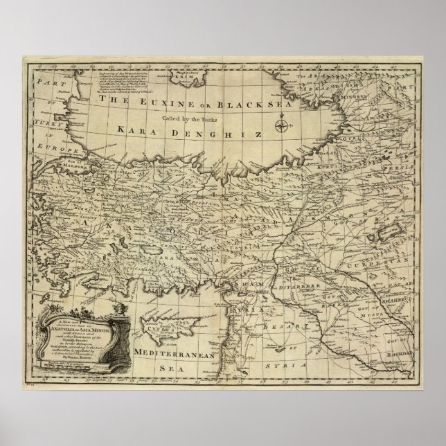 Póster Anatolia, Siria (Frente)