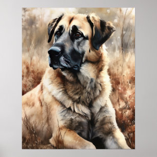 Póster Anatolian Shepherd Dog Art Print Poster
