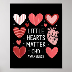 Póster Anatomía cardiaca Valentine Little Heart Chd