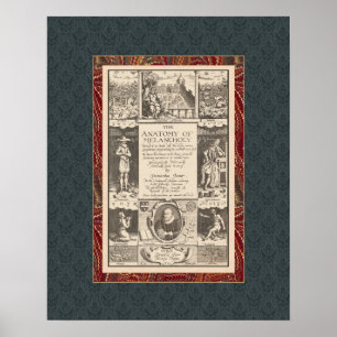 Póster Anatomía de la antigüedad fascinadora melancólica