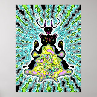 Póster Anatomía secreta de un hámster espacial v2