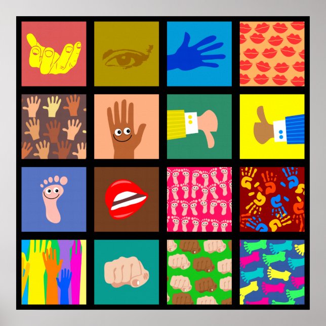 Póster Anatomy Tile Wallpaper (Frente)