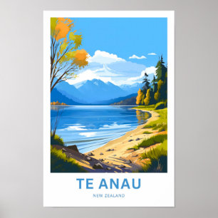 Póster Anau New Zealand Travel Print