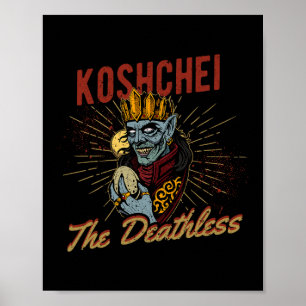Póster Ancestralidad Koshchei Inmortal Paganismo Ucrania 