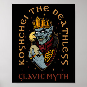 Póster Ancestralismo Koshchei Inmortal Paganismo Ucrania