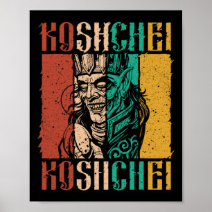 Póster Ancestros de Koschei Inmortal Paganismo Ucrania Mi