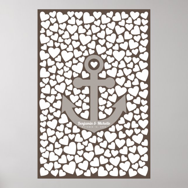 Póster Anchor Guest Book Poster - 250 Signatures (Frente)
