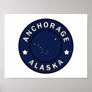 Póster Anchorage Alaska