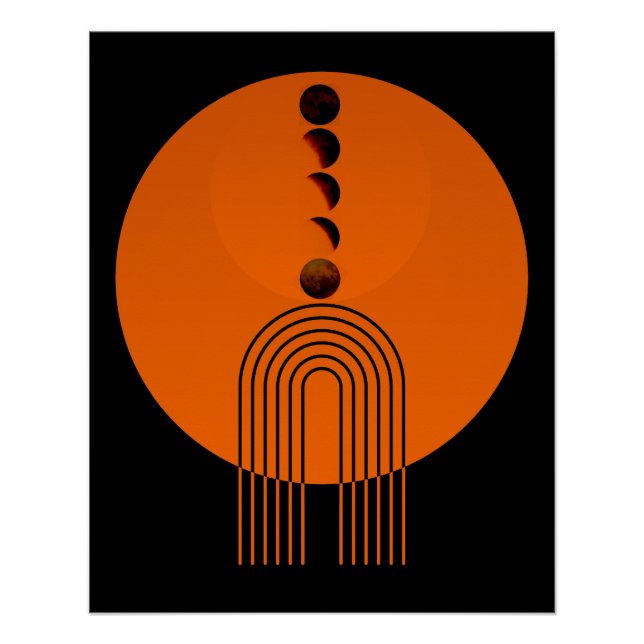 Póster Anciano Arco Century Moon Planet (Anverso)