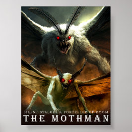 Póster ANCIENT BEAST & CREATURES: El Hombre Polilla II