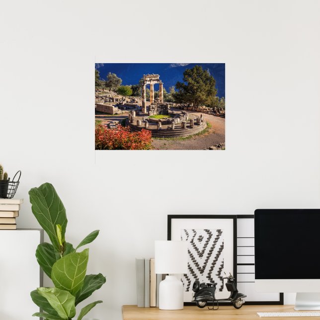 Póster Ancient Delphi Greece Ruins Photo Print – Historic (Oficina en casa)