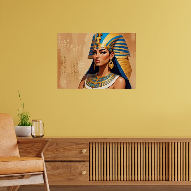 Póster Ancient Egyptian Pharaoh Art – Timeless Pharaonic  (Salón 2)