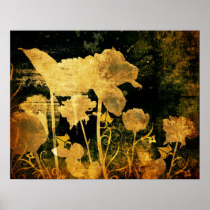 Póster Ancient floral chaos