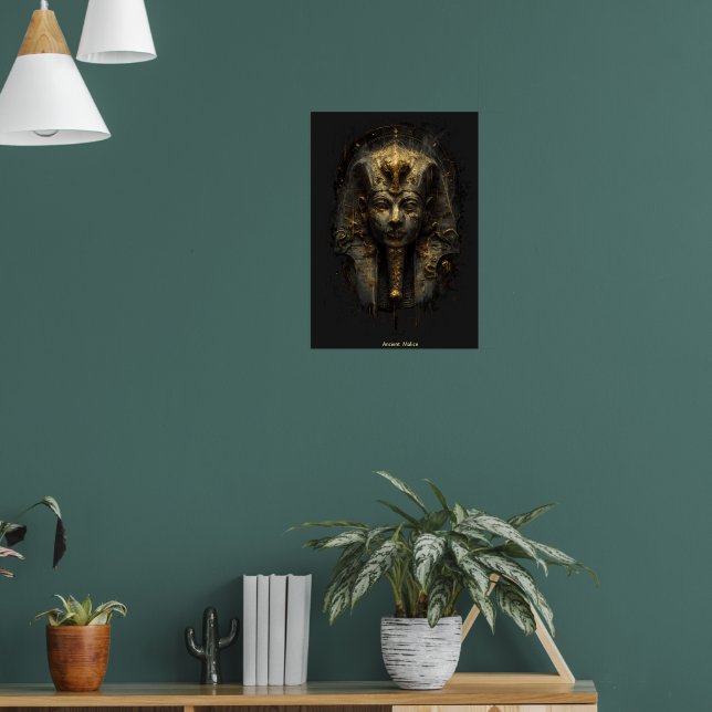 Póster Ancient Malice Egyptian Pharaoh Black (Salón 1)