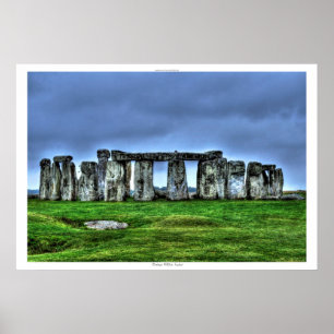 Póster Ancient Site of Stonehenge Standing Stones England