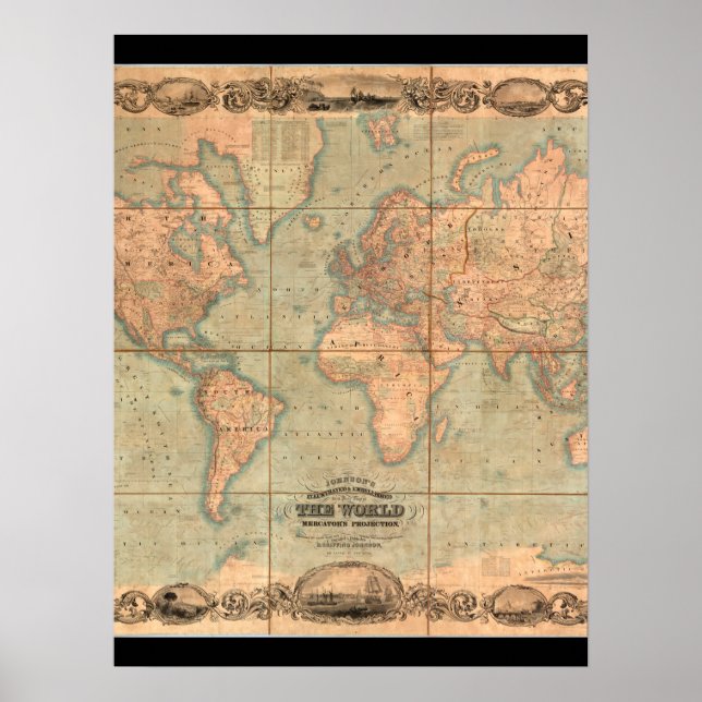 Póster Ancient World Map 4 (Frente)
