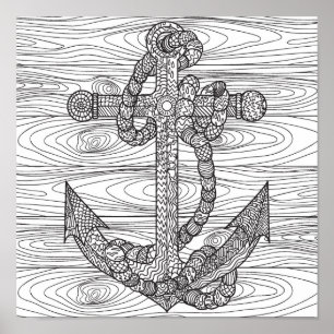 Póster Ancla y cuerda 2 del estilo