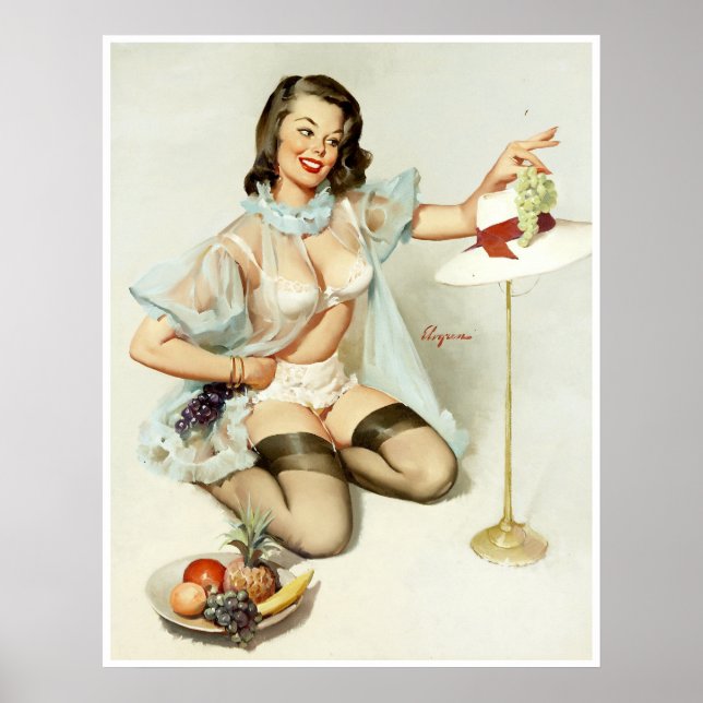 Póster Anclaje de frutas (Frente)