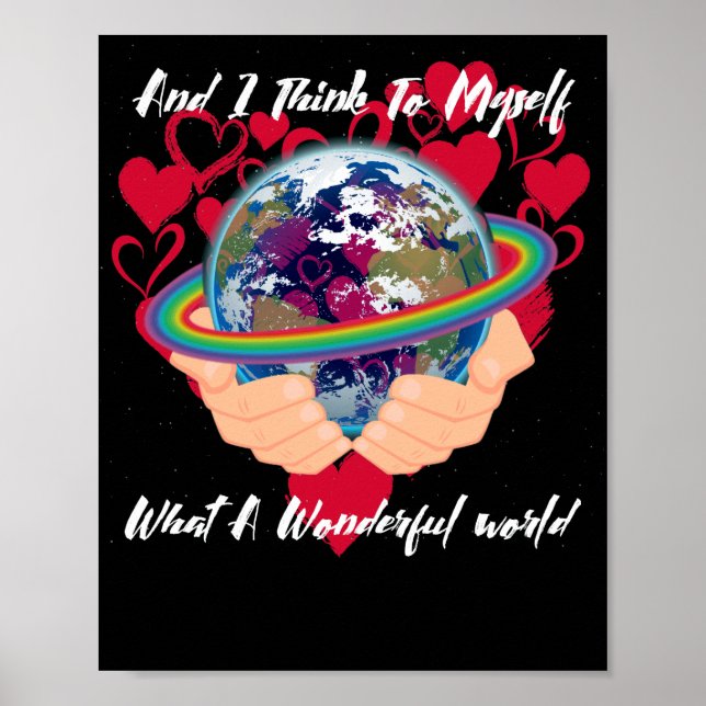 Póster And I Think To Myself What A Wonderful World (Frente)