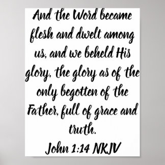 Póster And the Word became flesh and dwelt among us